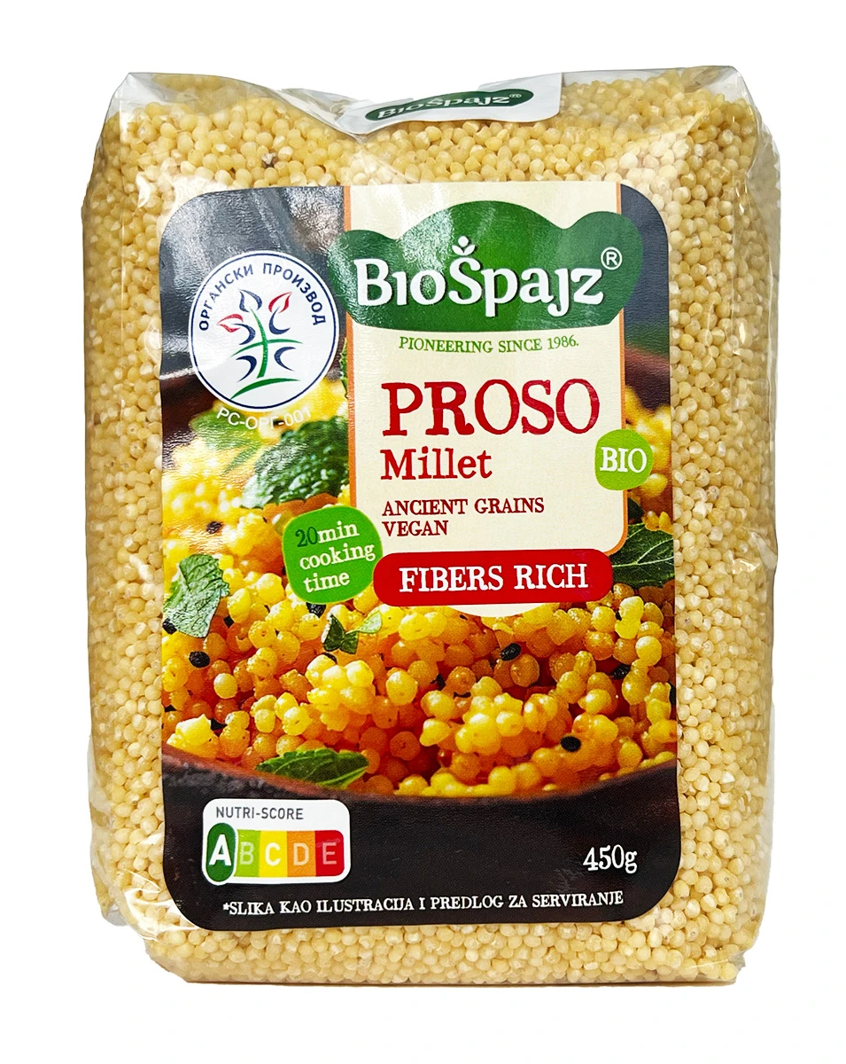 Proso (organski proizvod) 450 g Bio Špajz